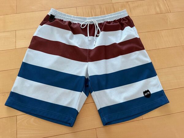 早い者勝ち!AKTR WAVE SHORTS バスパン、ショーツ、ボーダー
