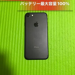 Iphone7 128GB ブラックSIMフリーバッテリー100%少し訳あり品