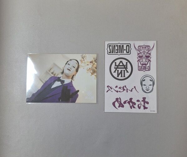 O-MENZ おかめさんブロマイド&タトゥーシール