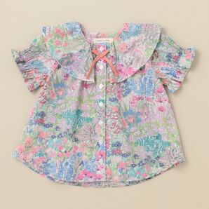 定価10,780円 センスオブワンダー アリスズガーデン フリルブラウス 日本製