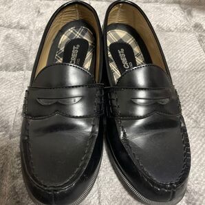 ローファー 黒 24.5EEE