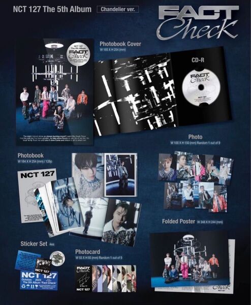 NCT 127 Fact check chandelier 開封済 アルバム factcheck nct127 イリチル
