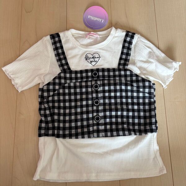 【新品】Lindiha 女の子 半袖Tシャツ トップス 140