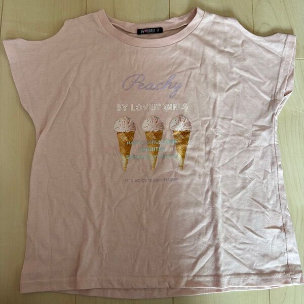 バイラビット 肩出し半袖Tシャツ 140 アイス柄