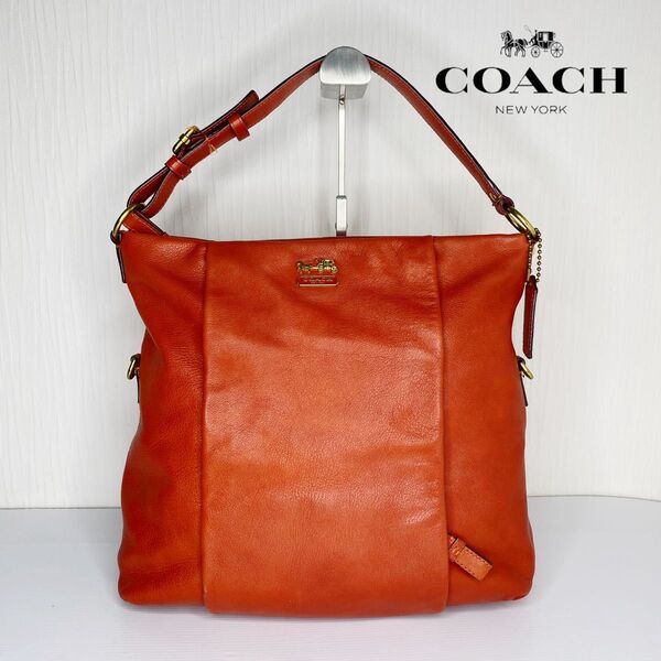 443 COACH コーチ レザー ショルダーバッグ 肩掛け