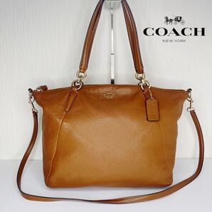 462 COACH コーチ レザー ショルダーバッグ ハンドバッグ 2way