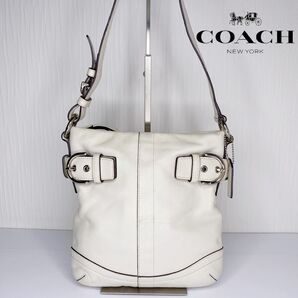 457 COACH コーチ レザー ショルダーバッグ
