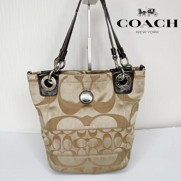 525 COACH コーチ シグネチャー ショルダーバッグ ハンドバッグ