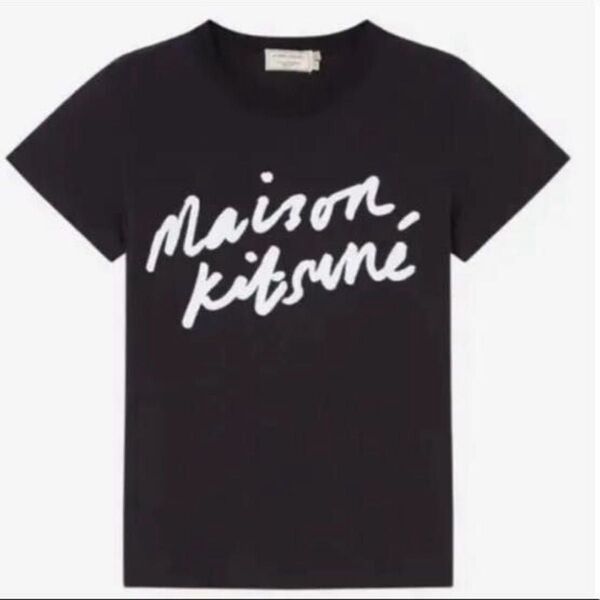 Maison kitsune メゾンキツネTシャツ S ブラック