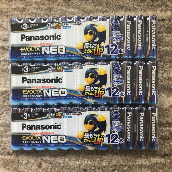 パナソニック アルカリ乾電池 エボルタネオ 単3形 36本セット