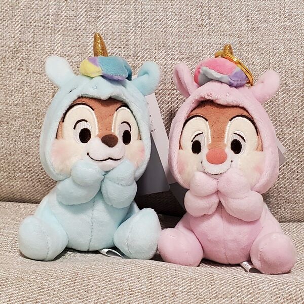 チップ&デール ぬいぐるみキーホルダー・キーチェーン ディズニーストア CHIP ‘N DALE COLLECTION