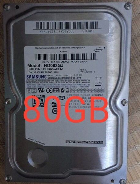 HDD 80gb SATA 3.5インチ SAMSUNG サムスン