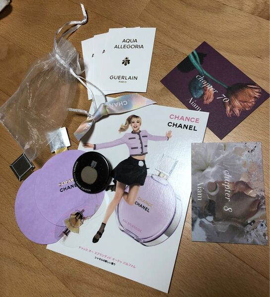 最終★6/20まで★CHANEL チャンス イベントカード 缶バッジ ムエット