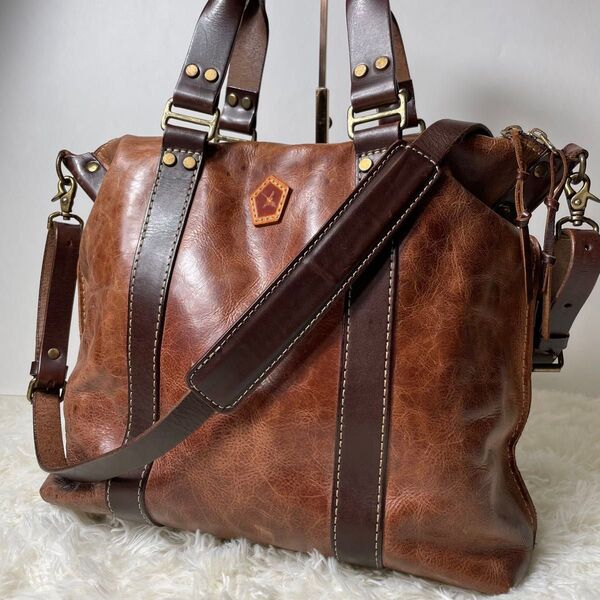 Ain Soph アインソフ 2way ハンドバッグ レザー ショルダーバッグ ビジネスバッグ