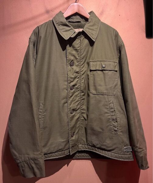 60s US.NAVY A-2デッキジャケットvintage USA ミリタリー