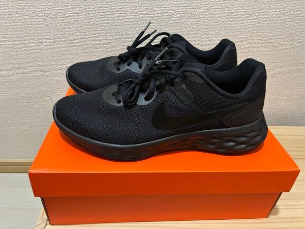 【新品】ナイキ レボリューション6 ブラック NIKE REVOLUTION 6 サイズ:28cm