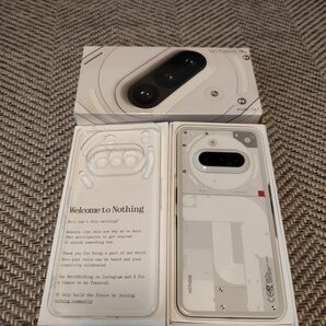 【ほぼ未使用】Nothing Phone (3a) 8GB 128GB ホワイト SIMフリー Android