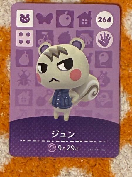 あつまれどうぶつの森 amiiboカード ジュン