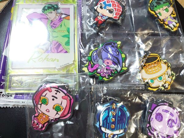 ジョジョの奇妙な冒険 ラバーマスコット、アクリルスタンドキーホルダー まとめ売り