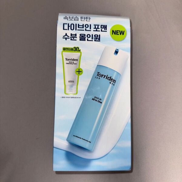Torriden ダイブイン フォーメン 低分子ヒアルロン酸 オールインワン 200g(+クレンジングフォーム 30ml)