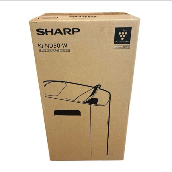 シャープ プラズマクラスター 25000 除加湿空気清浄機 KI-ND50-W