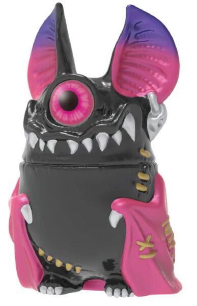 SO-TA カゲマルデザイン 単眼コウモリ アイビー EYEBAT BEAST BOX TOY ver. ブラックBody ピンク