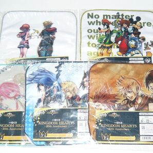 一番くじ キングダムハーツ 20th Anniversary F賞 ハンドタオル 5種セット 未開封
