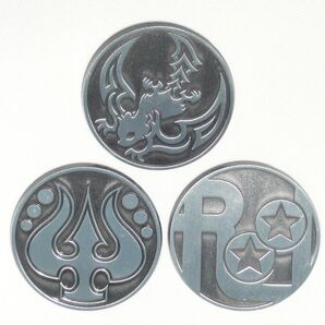 すばらしきこのせかい 放送記念くじ E賞 メタルバッジ 3種セット (ライム/クールブリザード/カミナリわっしょい) 中古品