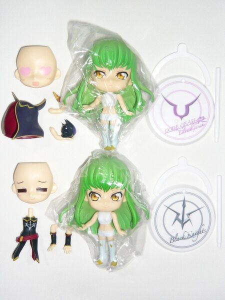コードギアス 反逆のルルーシュR2 きゅんキャラかすたむ C.C. 全2種セット (ゼロver./黒の騎士団ver.)バンプレスト