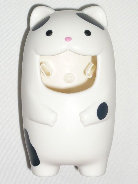 ねんどろいどもあ きぐるみフェイスパーツケース (ぶちねこ) 中古品 グッドスマイルカンパニー ネコ 猫