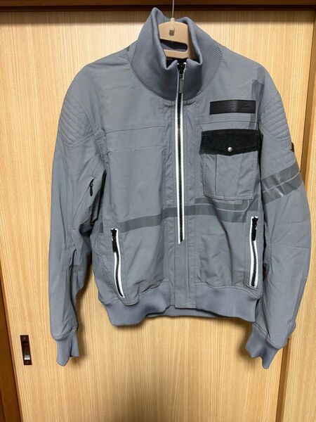 クシタニ K-2409 アーカナリブブルゾン L/XL ライトグレー