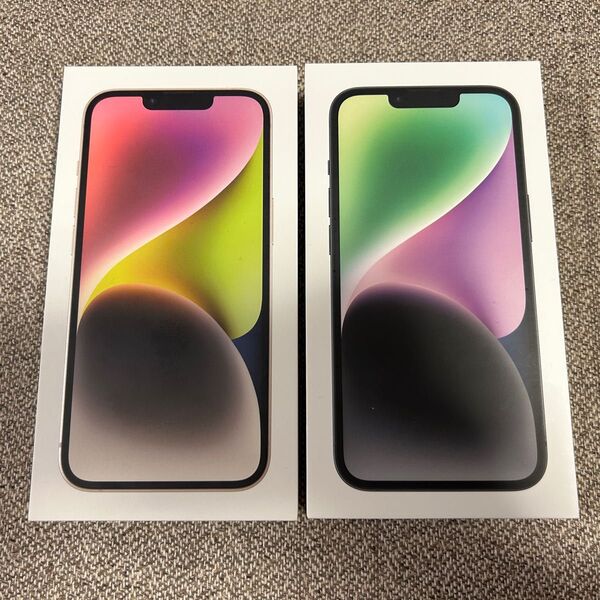 空箱 2つセット iPhone14 (128GB) ミッドナイト スターライト
