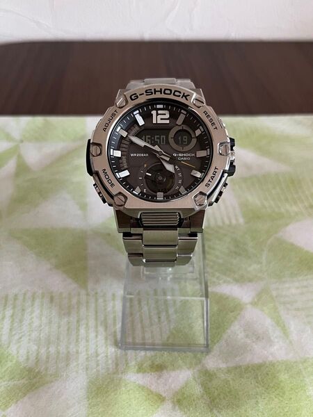 CASIO G-SHOCK G-STEEL GST-B300E-5AJR ソーラー Bluetooth 風防保護フィルム貼付