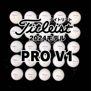 4 2024モデル タイトリスト PRO V1 24球ロストボール