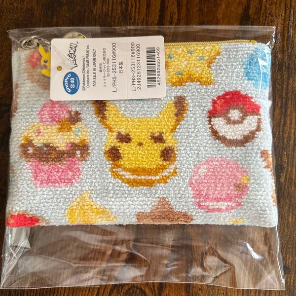 ポケモン フェイラー テッシュポーチ タオル地ポーチ ピカチュウ シェニール