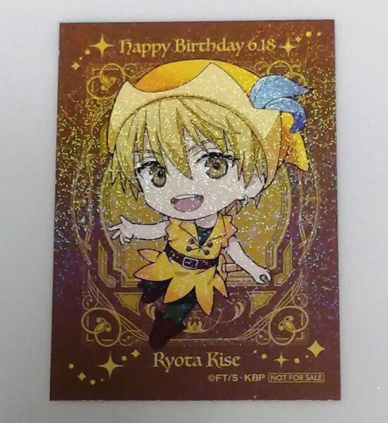 黒子のバスケ◆童話の世界◆誕生日限定特典 ◆黄瀬涼太 バースデーステッカー◆キラキラ加工