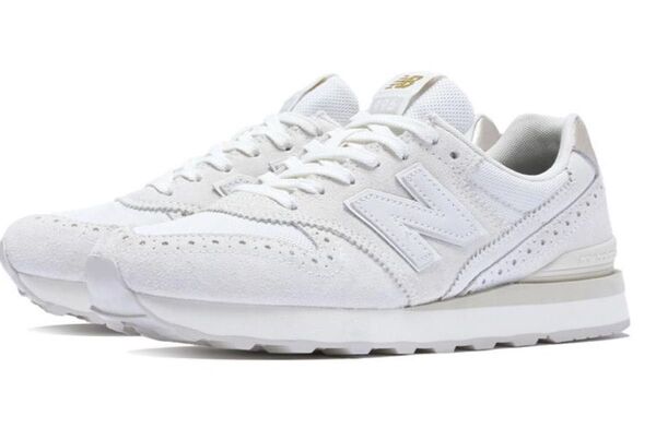 新品未使用タグ付 春夏ニューバランス new balance ホワイトスニーカー24cm IENA別注 WL996TAF 完売品