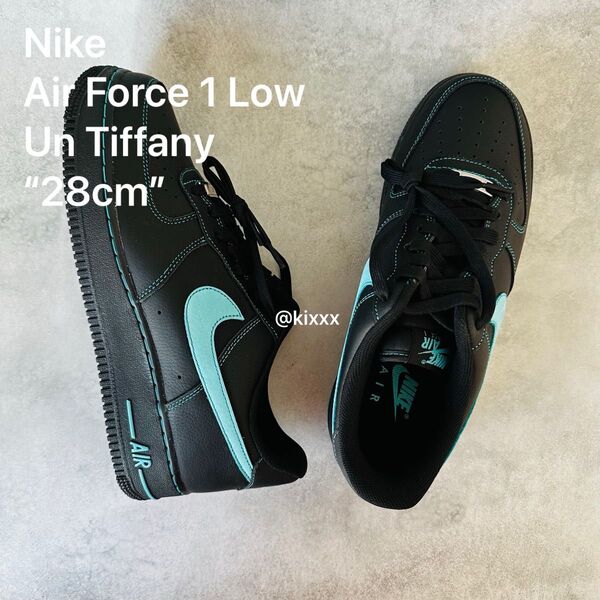 Nike Air Force 1 Low Un Tiffany Blackナイキ エアフォース ワン アンティファニー 28cm