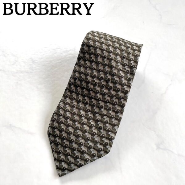 希少★BURBERRY★バーバリーロンドン ネクタイ 高級シルク ④