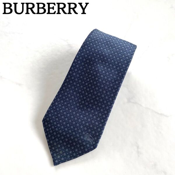 希少★BURBERRY★バーバリーロンドン ネクタイ 高級シルク ⑥