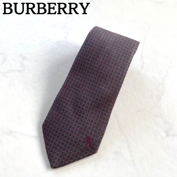 希少★BURBERRY★バーバリーロンドン ネクタイ 高級シルク ⑪ 価格の相談大歓迎です♪