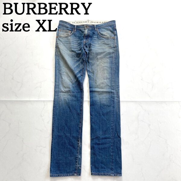 洗濯できる★BURBERRY バーバリーブルーレーベル デニムパンツ XL 価格の相談大歓迎です♪