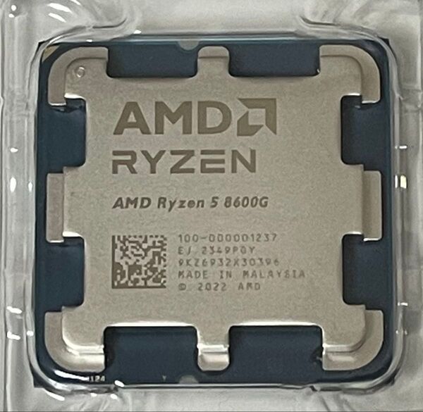 【新品バルク品】AMD Ryzen 5 8600G 6C/12T AM5 CPU