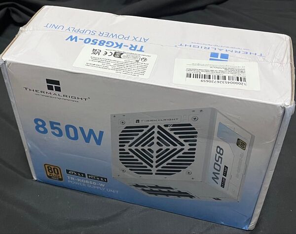 【新品未開封】THERMALRIGHT TR-KG850-W 80plus Gold 850W 国内用電源ケーブル付 ATX3.1