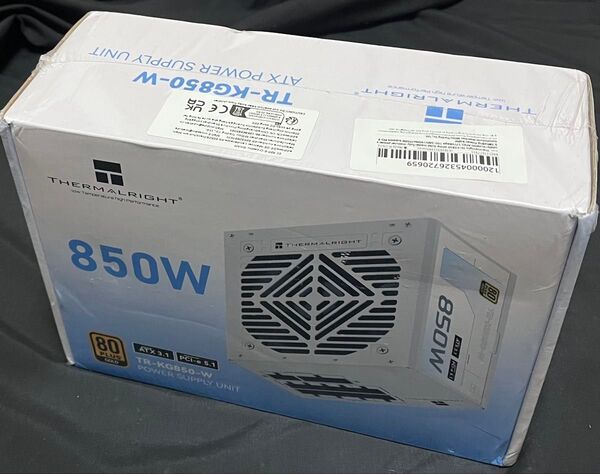 【新品未開封】THERMALRIGHT TR-KG850-W 80plus Gold 850W 国内用電源ケーブル付 ATX3.1