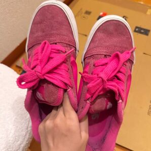 VANS★KNU STACK★厚底★TOASTED ALMOND ピンク 24cm 韓国限定