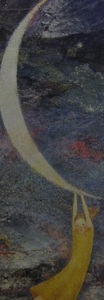 Art hand Auction 横江五美, [星夜], 来自一本罕见的装框艺术书, 全新带框, 良好的条件, 含邮费, 日本画家, 绘画, 油画, 肖像