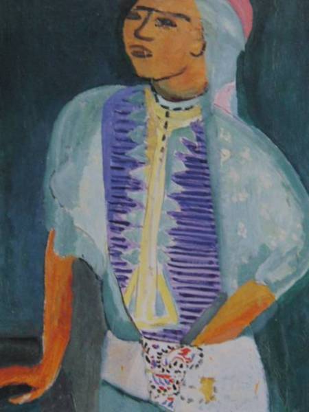 Henri Matisse, LA MULATRESSE FATMA, Édition outre-mer, extrêmement rare, raisonné, Nouveau cadre inclus, branleur, Peinture, Peinture à l'huile, Portraits