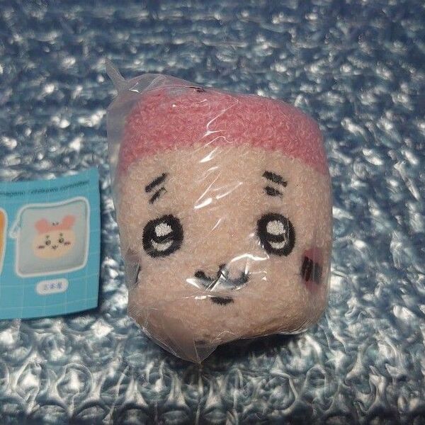 新品 ちいかわ もこもこポーチ2 ガチャガチャ ガチャ ポーチ 刺繍ポーチ 古本屋 カニちゃん もこもこポーチ