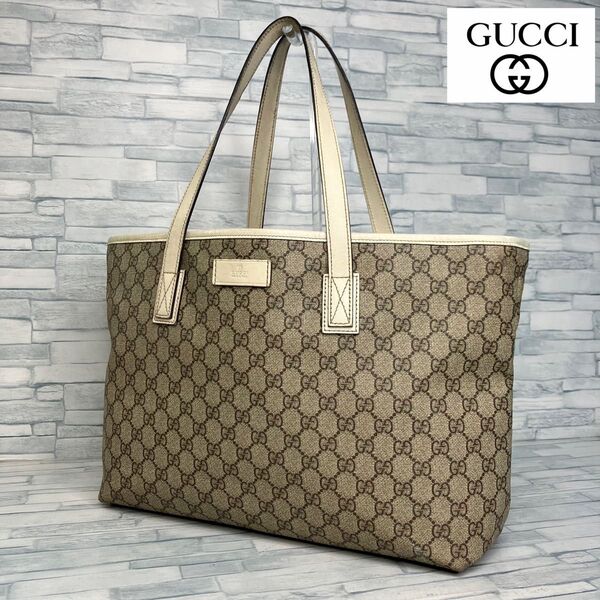 120 GUCCI グッチ ハンドバッグ トートバッグ GG柄